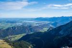 Blick über Füssen zum Forggensee