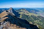 Blick zurück zum Aggenstein und Breitenberg